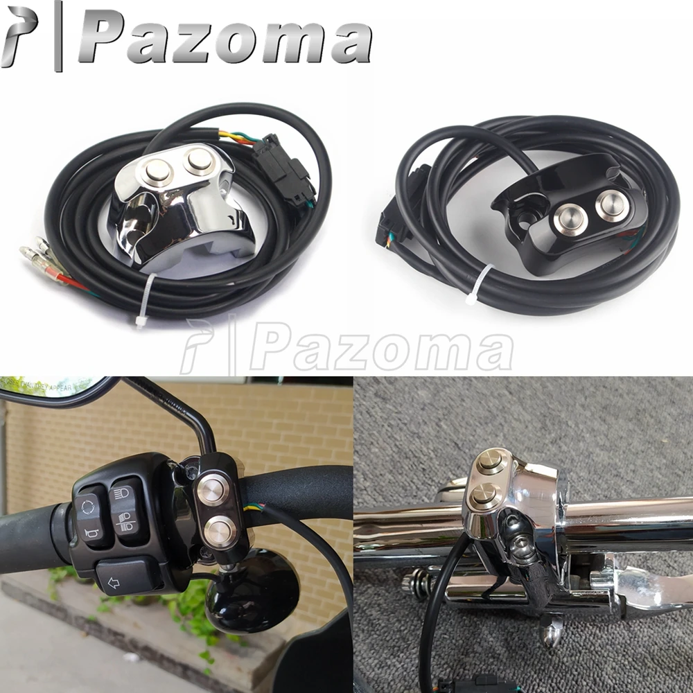 

Motorcycle Air Ride Switch Handle Controller Universal 1inch Handlebar Switch Kit For Harley Dyna V-Rod Sportster XL 1200 883