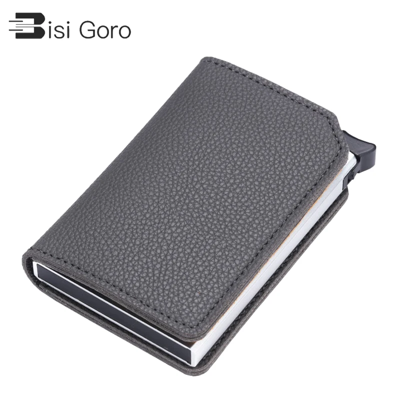 BISI GORO/2021 из углеродного волокна с защитой от кражи держатель карты RFID всплывающее