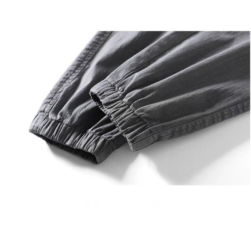 Мужские модные спортивные брюки уличные стильные штаны на шнуровке мешковатые