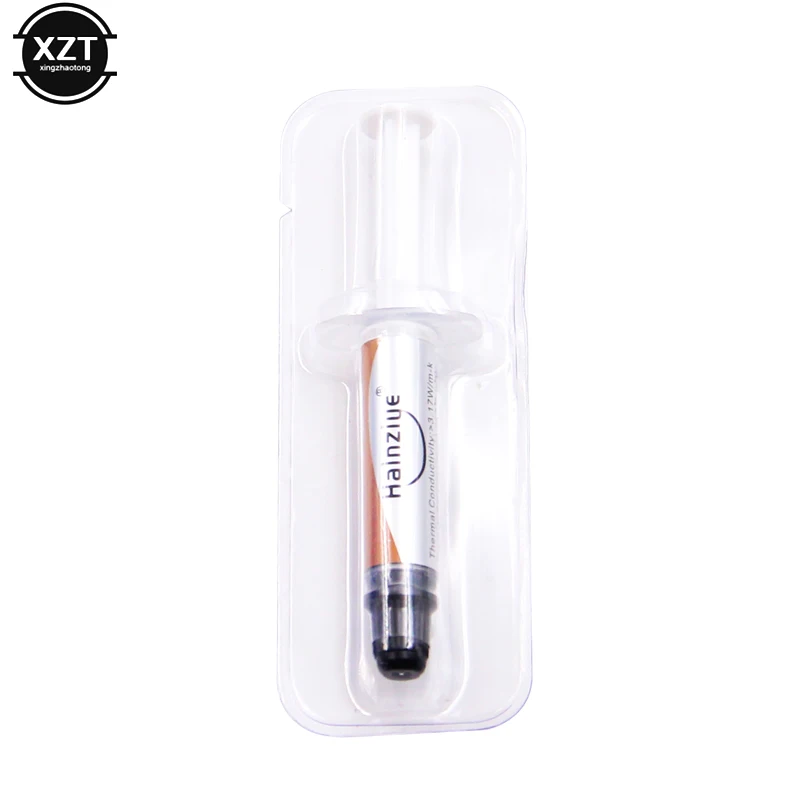 HY710 1g Silver Thermal Conductive Grease Paste 5pcs/lot Compound Silicone grease Short needle For CPU Chipset Cooling 3.17W | Компьютеры
