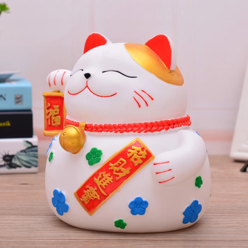 Lucky Cat Piggy Bank Drop-proof Coin Change Child Shop Opening Gift Creative Decoration Storage Box | Дом и сад