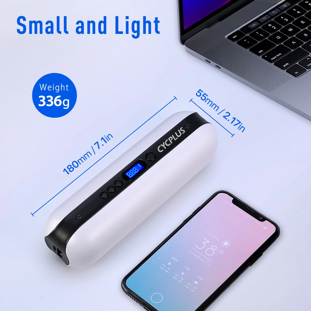 Precio Compresor De Aire Portátil Para Bicicleta, Bomba De Alta Presión Para Neumáticos, Balones, Batería Externa De 150psi