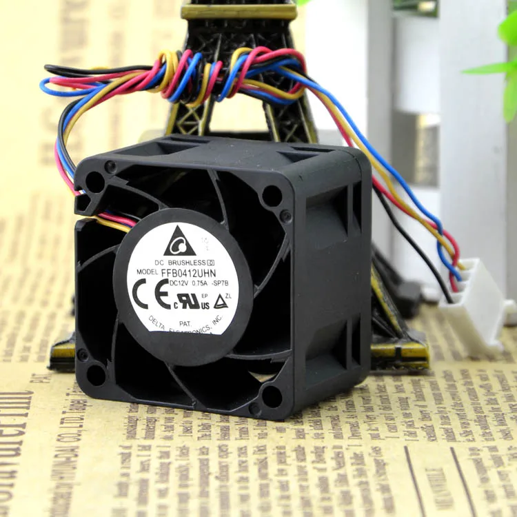 Ветровой вентилятор R210 для сервера 0T705N 0N229R Delta 40*28 FFB0412UHN 12V0.75