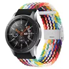 Ремешок нейлоновый для Samsung galaxy watch 3Active 2Amazfit gtr, сменный Регулируемый Браслет для Huawei watch GT2, 22 мм 20 мм
