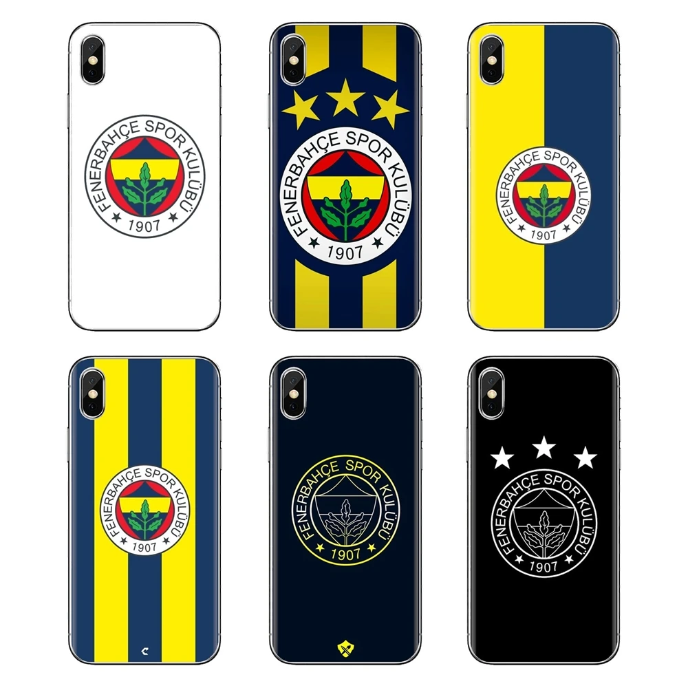 For Samsung Galaxy J1 J2 J3 J4 J5 J6 J7 J8 Plus 2018 Prime 2015 2016 2017 Transparent Soft Cover Bag Fenerbahce sk football logo |
