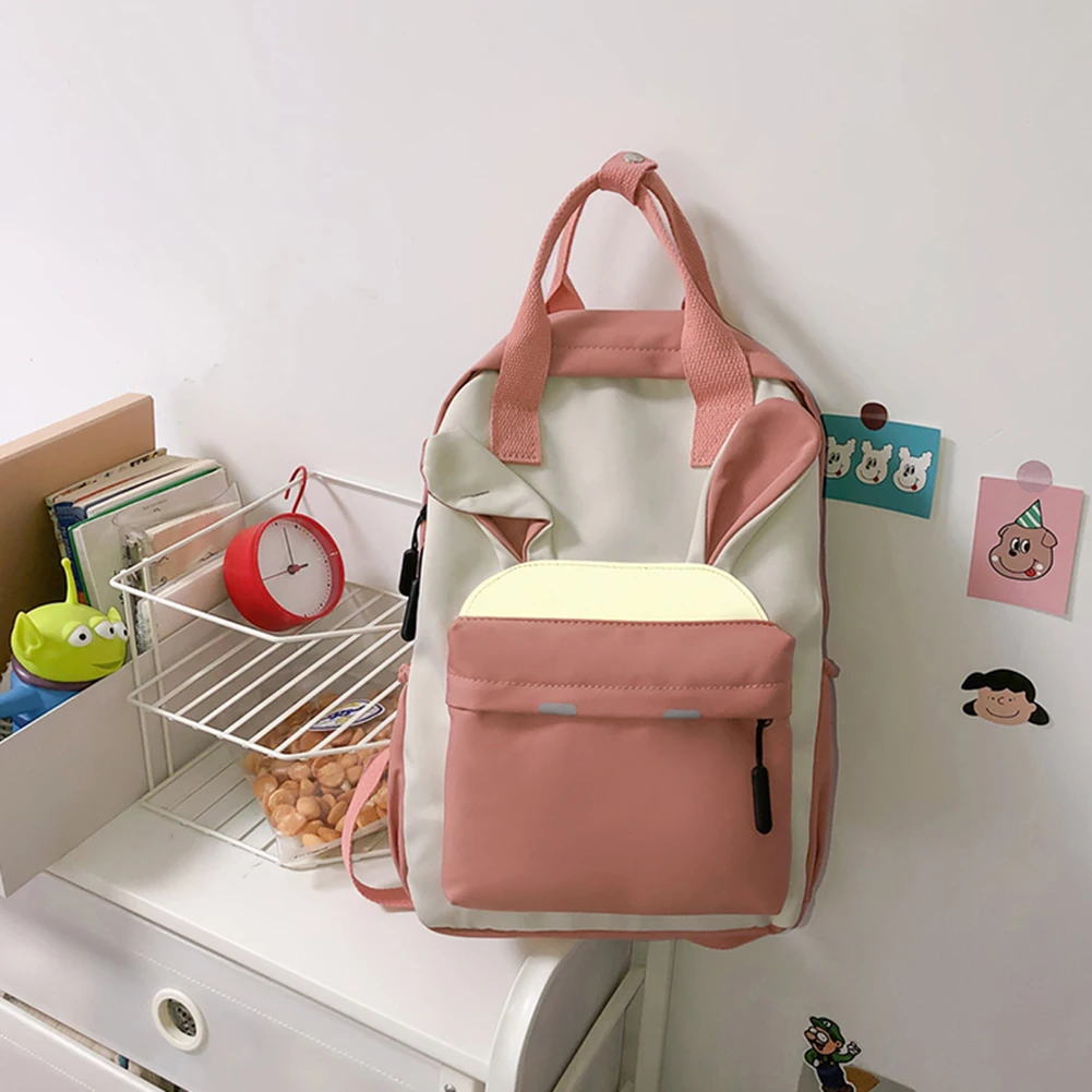 Женские сумки в стиле преппи, дорожный ранец контрастных цветов, рюкзак для девочек-подростков, Женский школьный рюкзак для девочек-подрост...