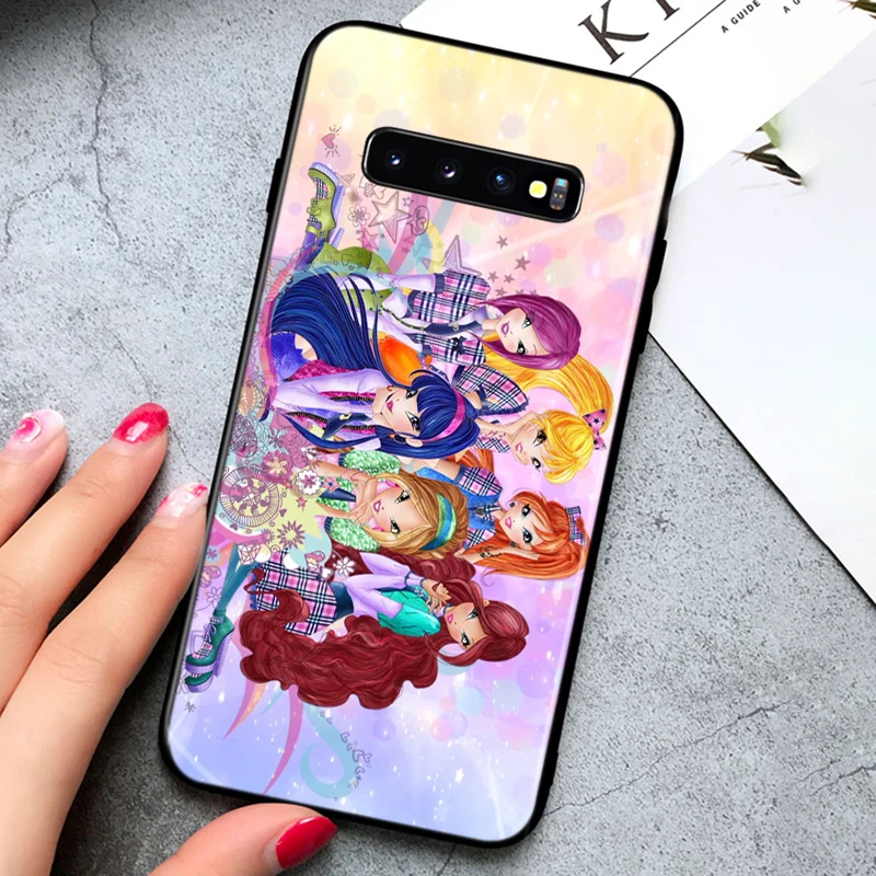 

Silicone shell Cute Club Artwork for Samsung Galaxy Note 10 PLus 9 8 S10 5G S9 S8 S7 Plus Edge Phone Case