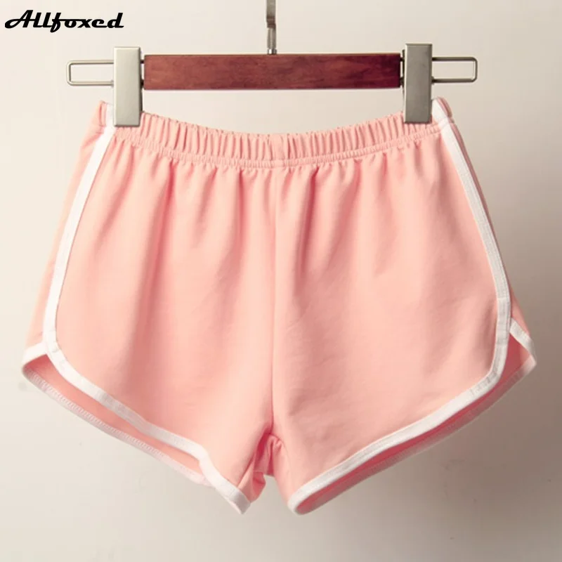 

Women's Summer Shorts Sexy Yoga Sports Shorts Candy Color Breathable and Quick Dry 2021 Summer New High Waist Beach Short Pants