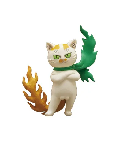Японская Капсульная игрушка милая кошка демон фигурка талисман Bake Nekororo 2