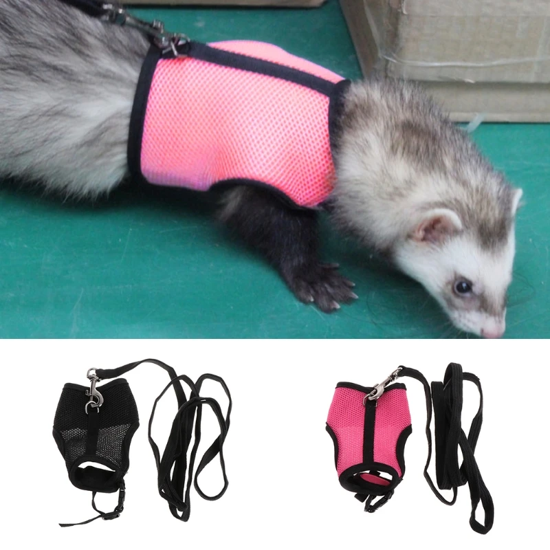 Сетчатый поводок для хомяка кролика белки маленький жилет домашних животных
