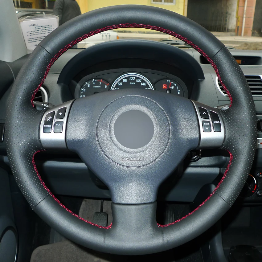 Чехол из искусственной кожи для руля Suzuki Swift Sport 2005-2011 Splash 2007-2015 Opel Agila 2008-2015 Vauxhall |