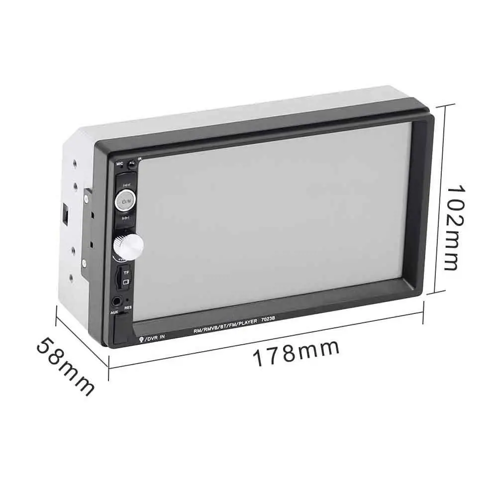 Автомобильный мультимедийный плеер 2 Din автомобильный радиоприемник MP5 с