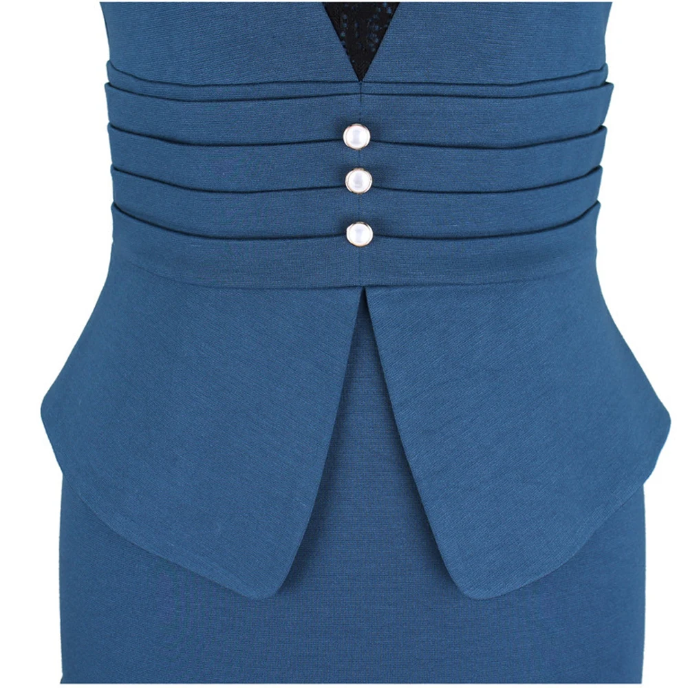 OTEN женское винтажное эластичное кружевное лоскутное облегающее коктейльное