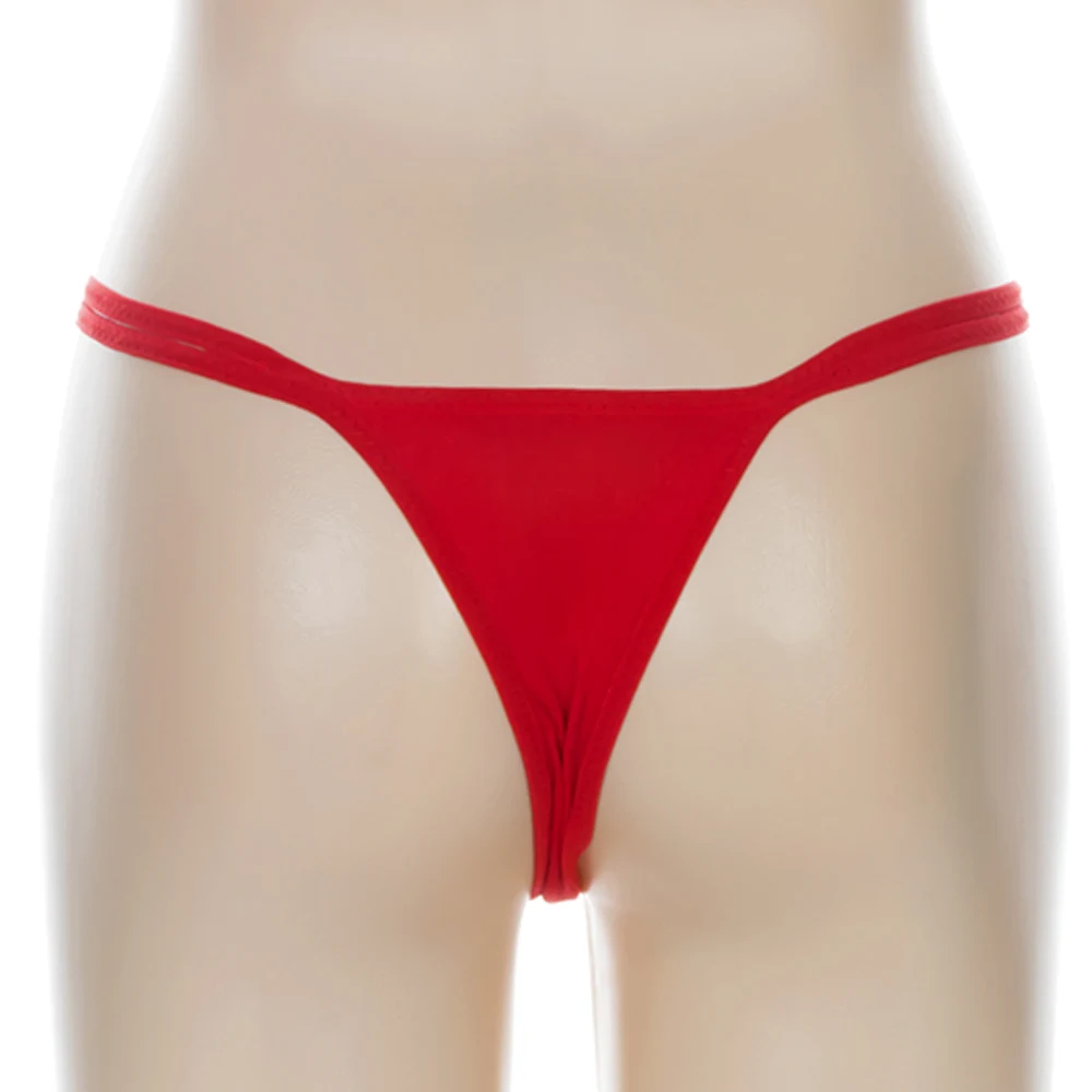 Женские сексуальные стринги женские трусики красные Дамское кружевное белье с