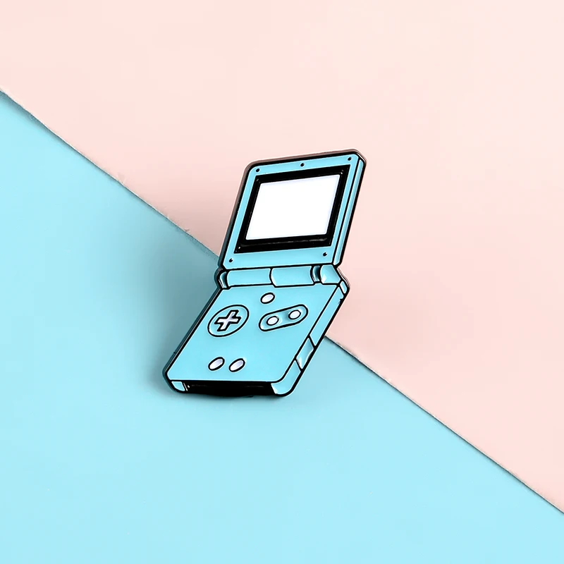 80s 90s Retro Handheld Game player Arcade machine Gamepad Enamel Brooches Lapel pin For backpack bags badge Gifts | Украшения и