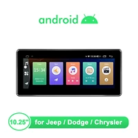 joying android 10 car radio stereo10 25 head unit multimedia player support carplay android auto 4g for jeep wrangler new ui