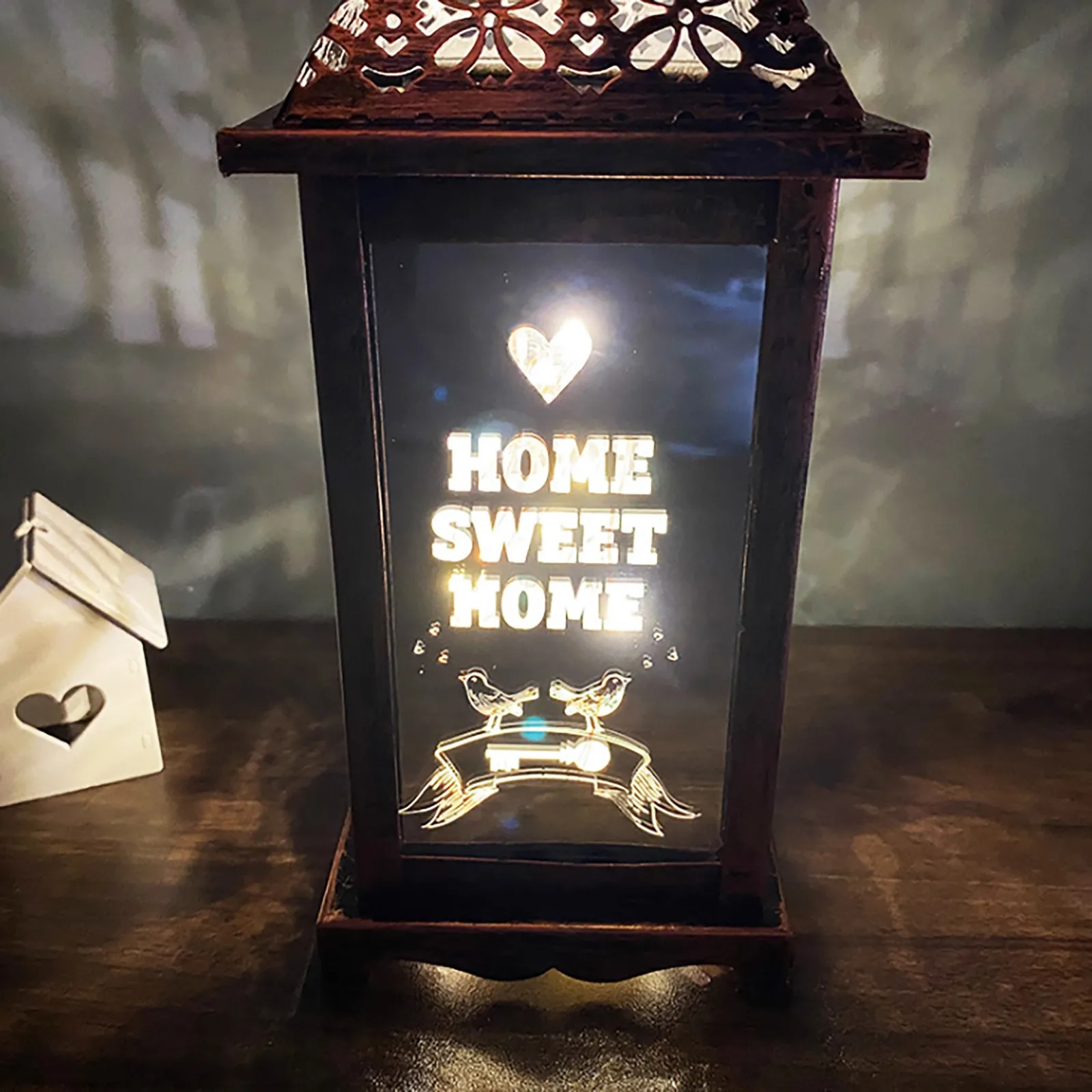 

2021 New Led Candle Light Home Iron Led Wind Lamp Home Decoration Solar Light Garden Outdoor Hanging Decor