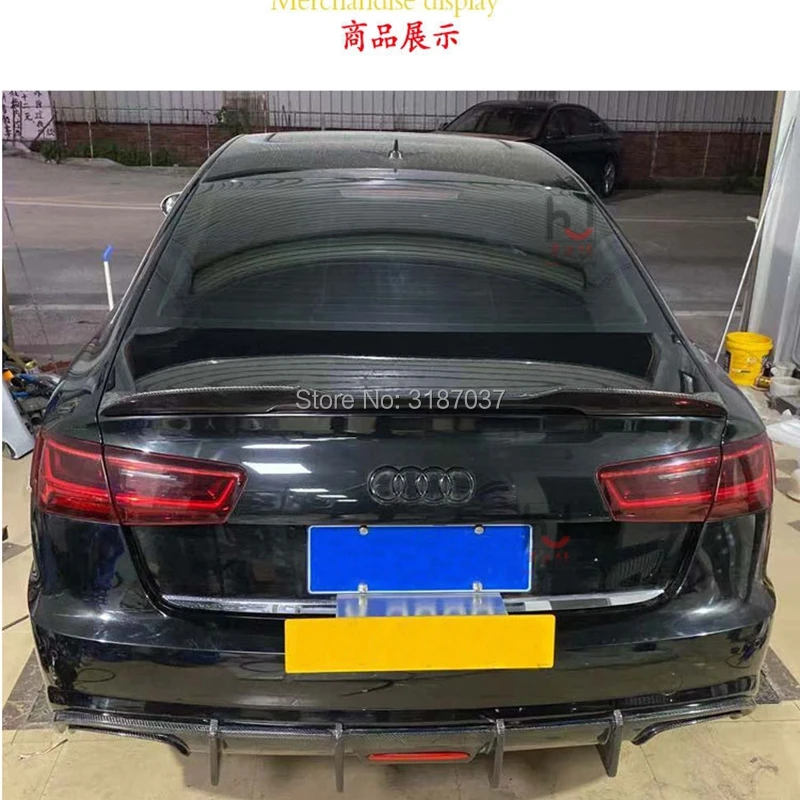 Для Audi A6 C7 / 4G 2012-подходит только для 4-дверного седана из углеродного волокна |