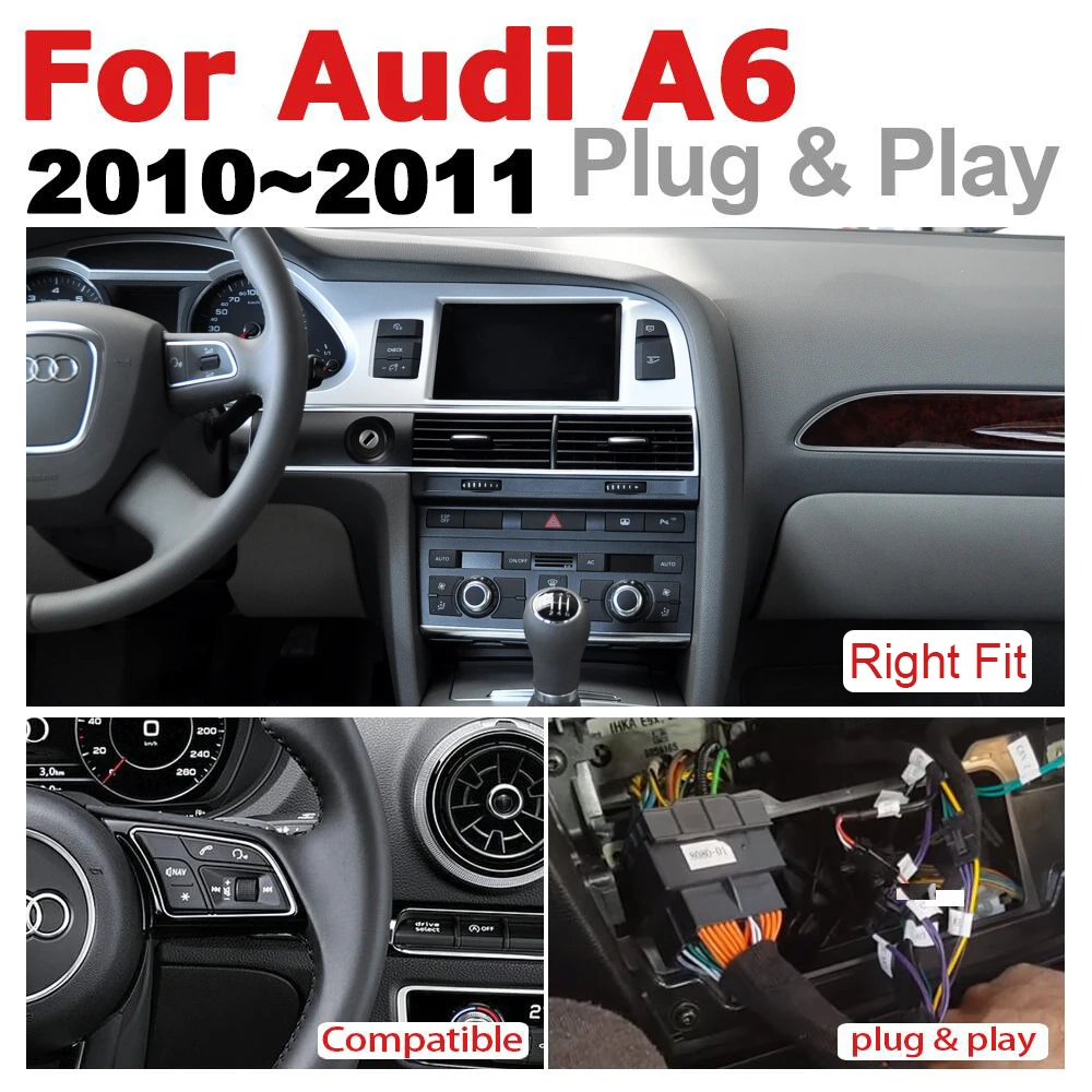 Автомобильный Android мультимедийный плеер для Audi A6 4F 2010~ 2011 MMI 2G MMI 3g gps Navi карта стерео Bluetooth 1080p ips экран ram 4G rom 32G