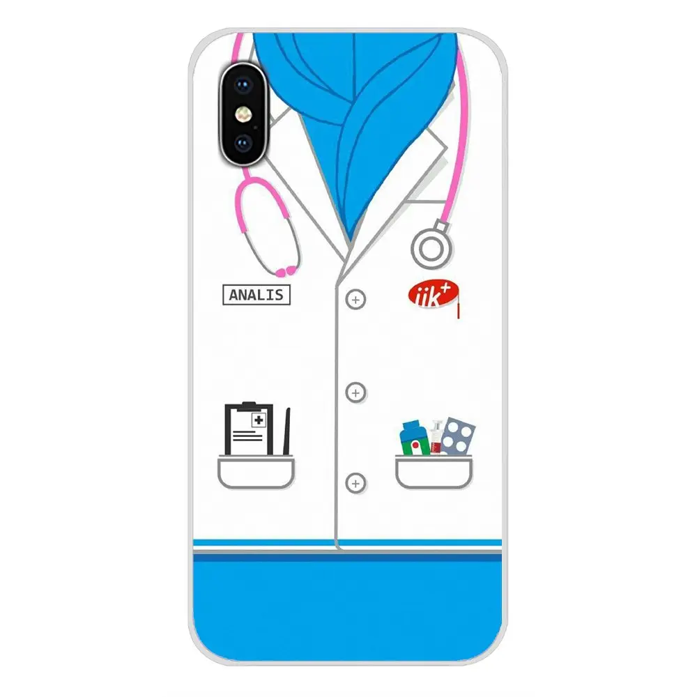 Прозрачный чехол из ТПУ для Huawei Mate Honor 4C 5C 5X 6X 7 7A 7C 8 9 10 8C 8X 20 Lite стетоскоп