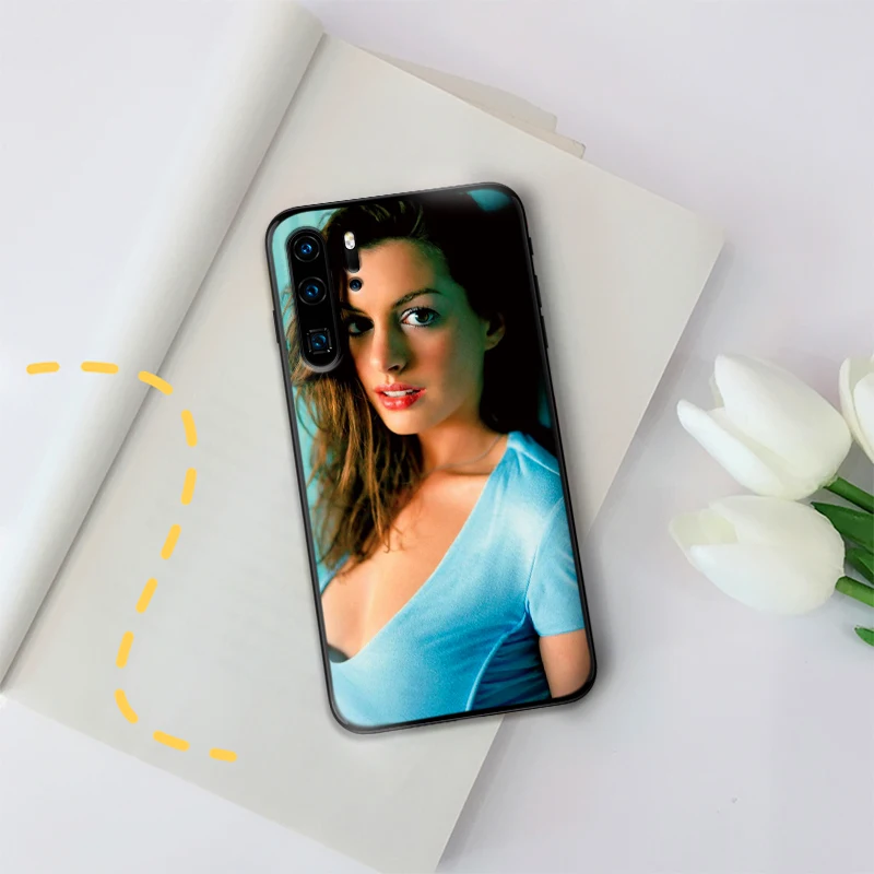 Энн Хэтэуэй Мягкий силиконовый чехол Чехол для мобильного телефона huawei P30 Lite Pro P