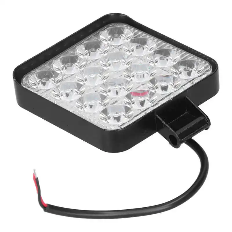 

48W LED Work Lamp 2000LM 6000k Square Spotlights White Light IP68 Waterproof Universal Car Styling