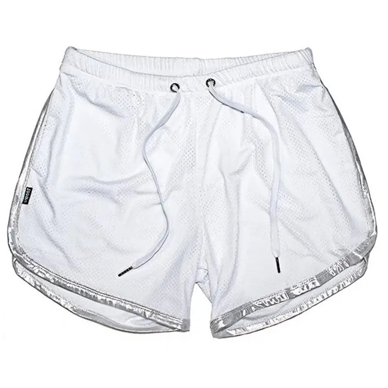 Шорты мужские быстросохнущие для фитнеса дышащие повседневные пляжные с