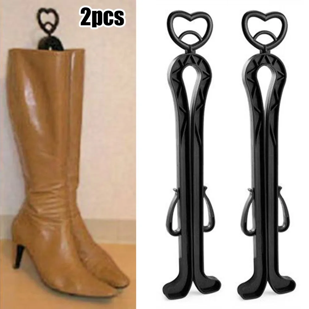 

2pcs 35x2.9x1.4cm Boot Shaper Stands Shoe Plastic Long Boots Shaper Stretcher Supporter Shaft Keeper Holder Organizer Storage