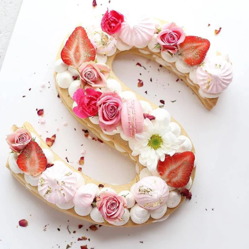 Алфавит для торта 1 шт. формы украшения тортов инструменты на день рождения