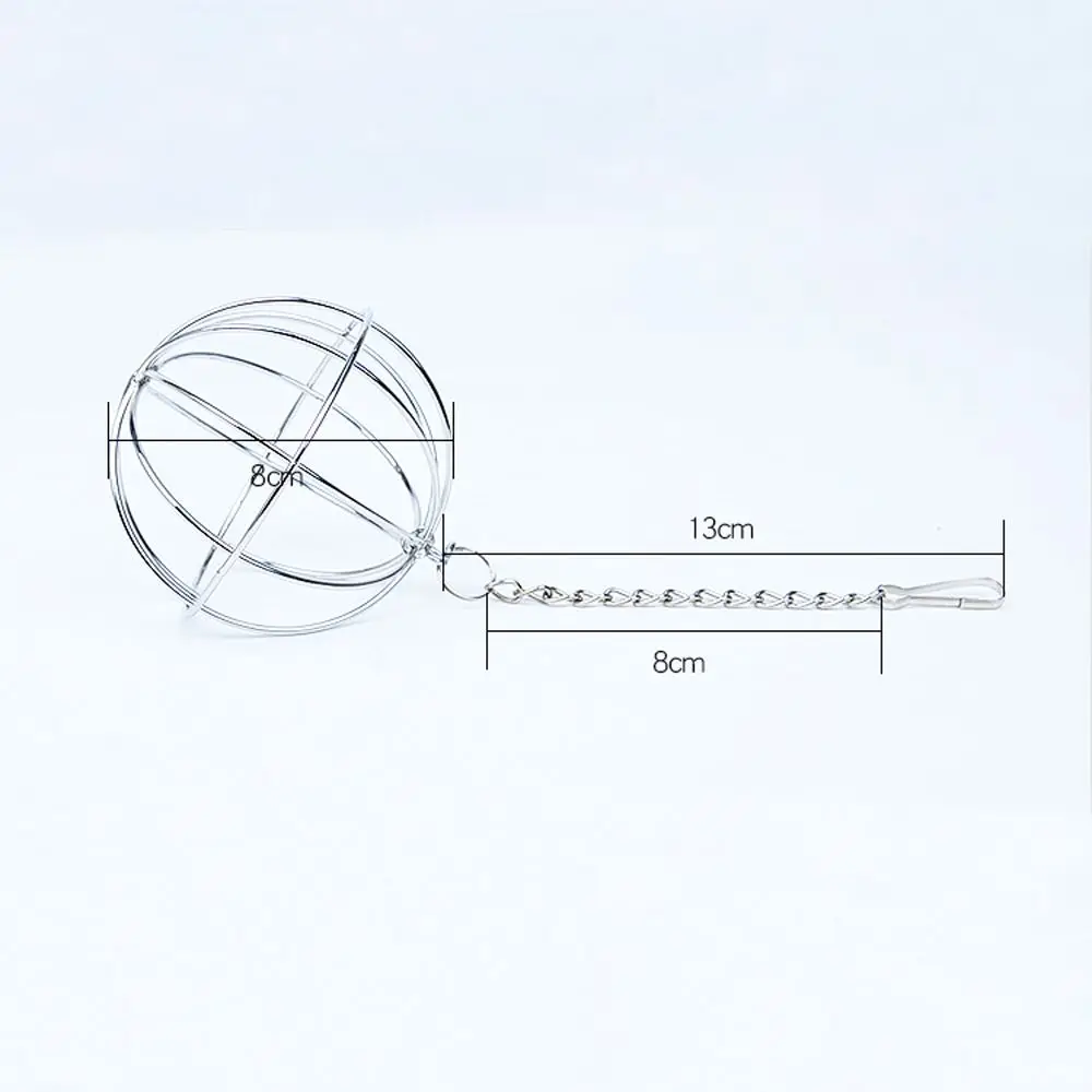 Игрушки кролики из нержавеющей стали для домашних животных круглые шарообразные