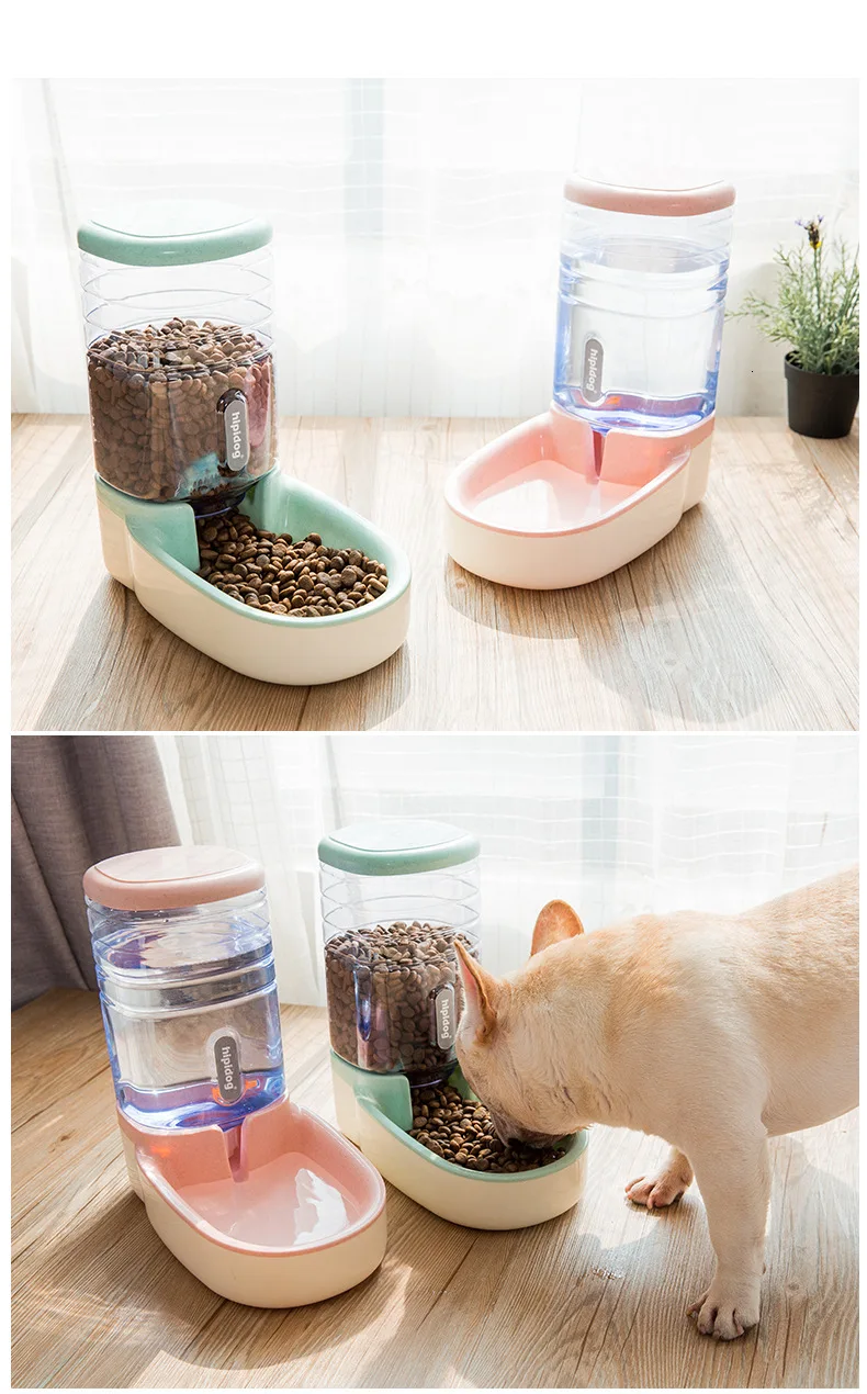 2 шт./компл. Cat кормушки для Автоматические кормушки для собак собака диспенсер для воды Фонтан бутылки для кошачья миска для кормления и питьевой воды
