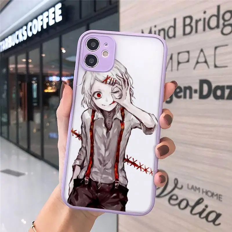 

Tokyo Ghoul Japan Suave anime Phone Cases matte transparent For iphone 7 8 11 12 plus mini x xs xr pro max luxury shell cover