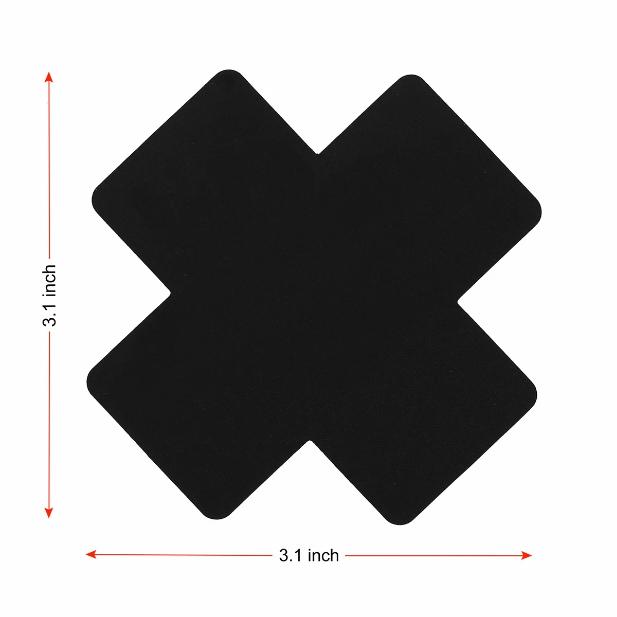 20 шт. женские невидимые атласные накладки на соски наклейки грудь в форме
