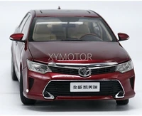 118 for toyota camry 2015 diecast car model toys kids boy girl gifts collection ornament display red metalplasticrubber