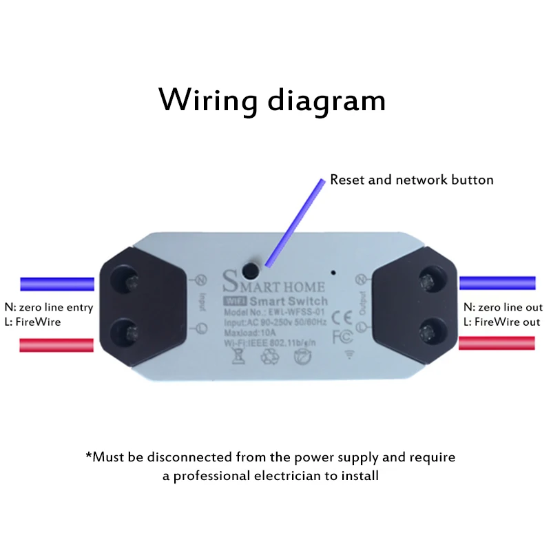 Новый WiFi умный светильник универсальный выключатель таймер жизнь EWeLink
