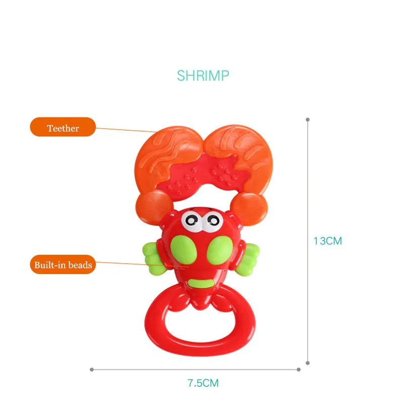 Темный хаки toys for baby 0-12 month plastic Animal model toy toddler boy teether rattle crib mobile frog toys for children sensory toys - Цвет: Темный хаки