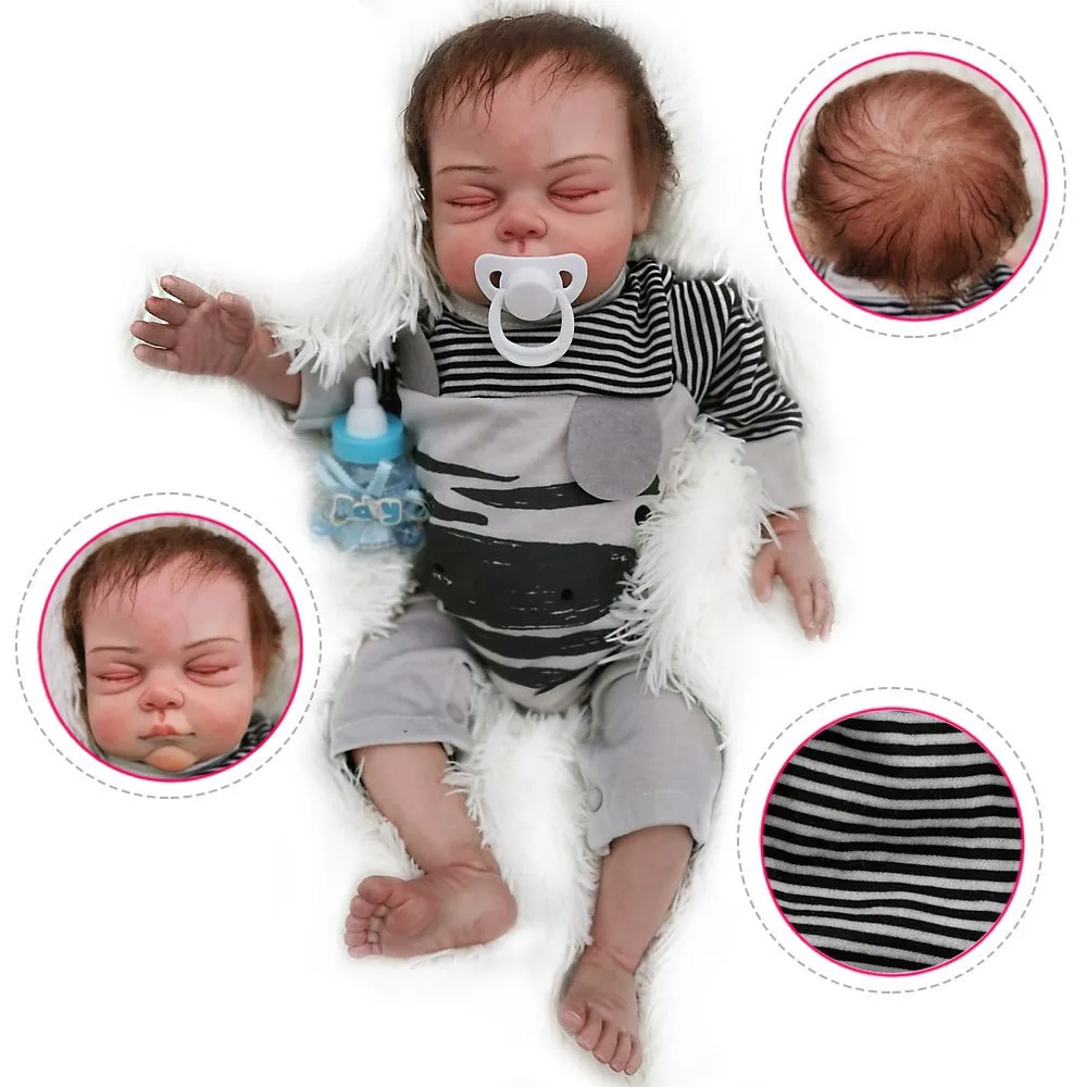 22 дюймов кукла-реборн дети Playmate кукла Bebe мягкая силиконовая RebornToys имитация