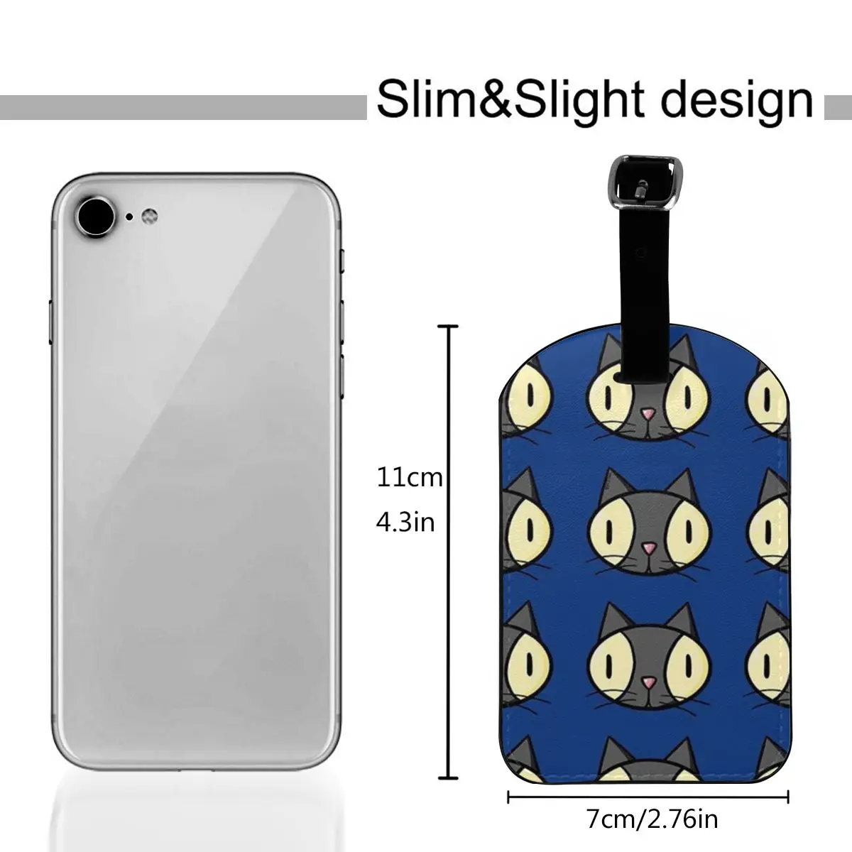 Аксессуары для чемодана и сумок кошки цвет синий | Багаж сумки