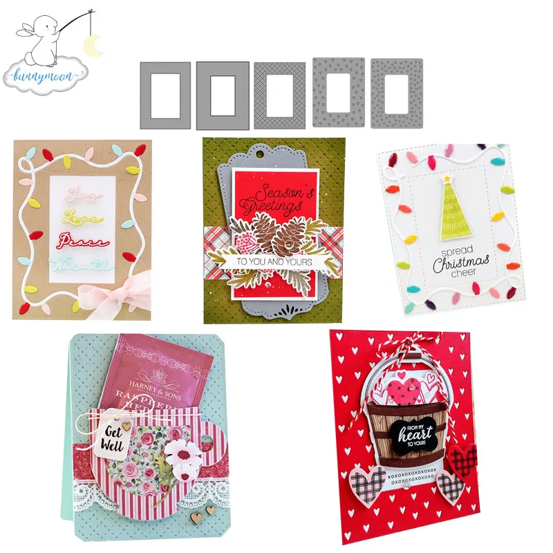 Металлические режущие штампы CH для фона 3D DIY скрапбукинга углеродный острый