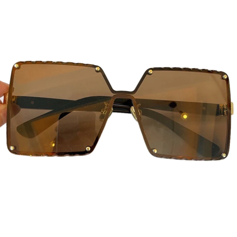 

Fashion Female Vintage Sunglasses Oversized Women Sun Glasses Gradient Luxury Square Lady Black Oculos De Sol UV400