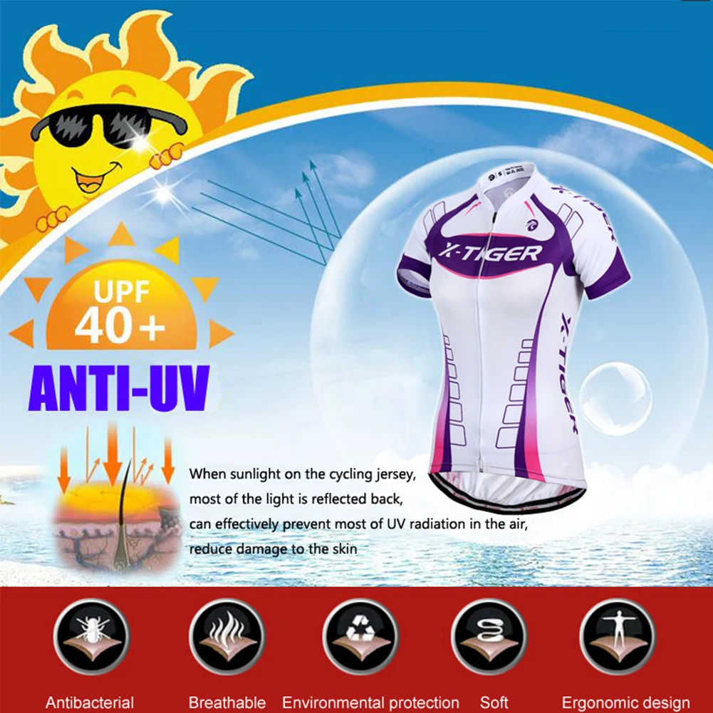 

2021 Women's Cycling Jersey Set Summer Anti-UV Cycling Bicycle Clothing Quick-Dry Mountain Female Bike Clothes Cycling Set