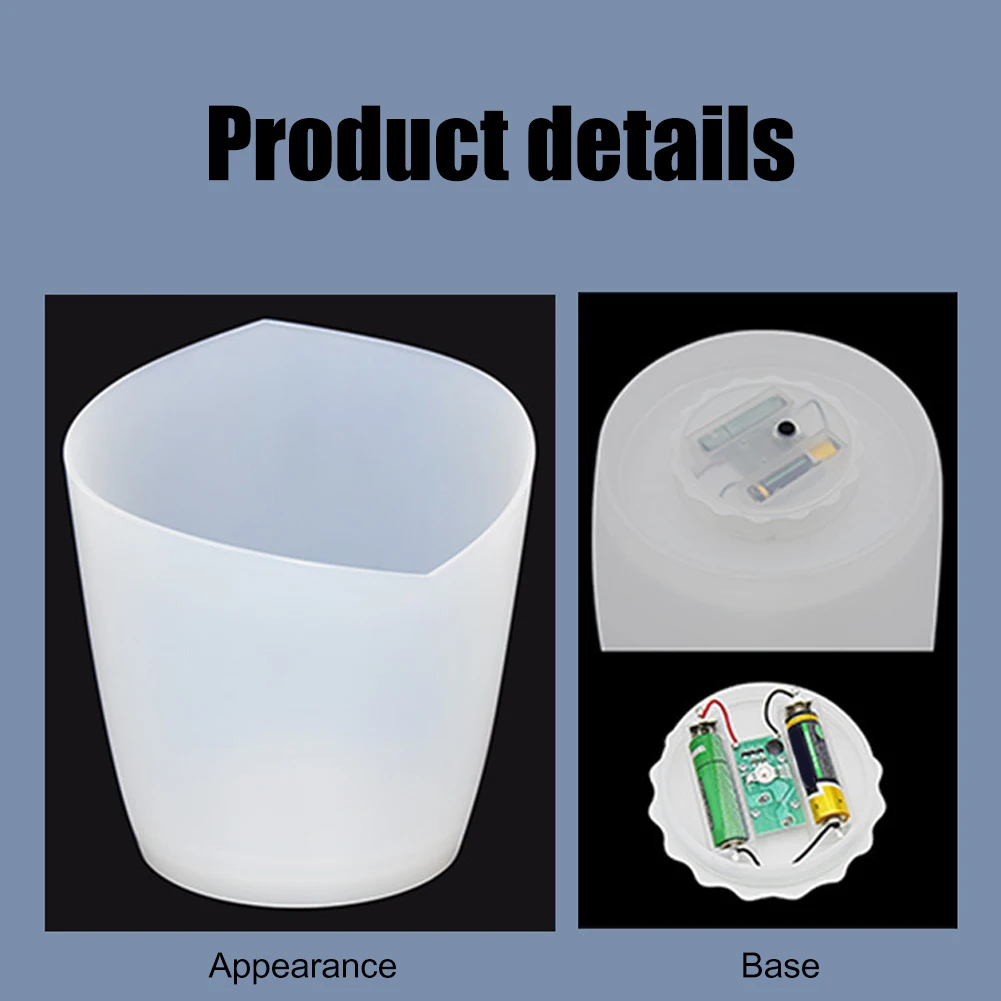 

Waterproof Plastic LED Ice Bucket Bar Night Club Light Up Champagne Whiskey Beer Bucket Bar Night Party Light Up Ice Bucket 5L