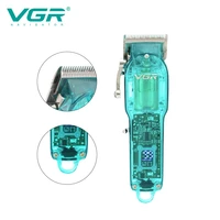 vgr 660 electric hair clipper professional personal care barber trimmer for men shaver lcd rechargeable clippers vgr v660