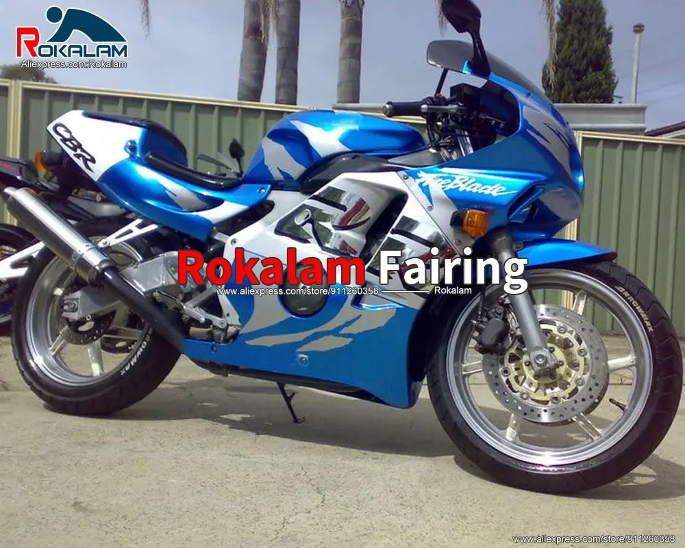 

ABS Shells For Honda CBR250RR MC22 1993 CBR 250RR MC22 1994 CBR250 RR 1990 1991 Motorcycle Blue Fairings (Injection Molding)