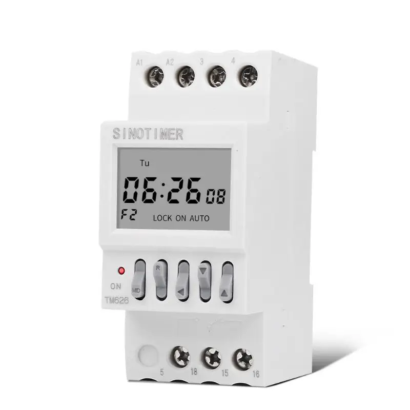 

2 Channels Separate Time Control Output 7 Days Programmable Timer Clock Switch 1 Second Interval