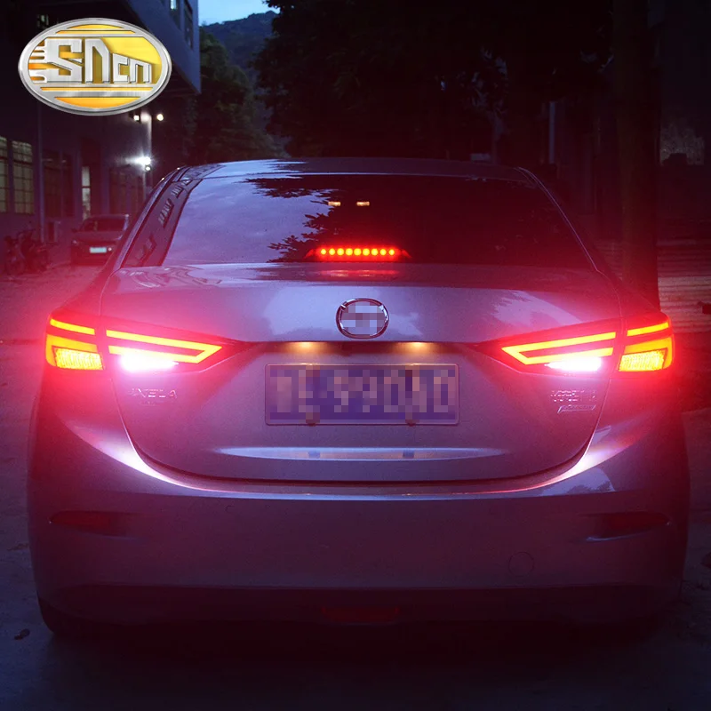 Car Styling For Mazda 3 Tail Lights 2014~2018 Mazda3 Axela Light Orignal Design LED Rear Lamp DRL+Brake+Park+Signal light | Автомобили и