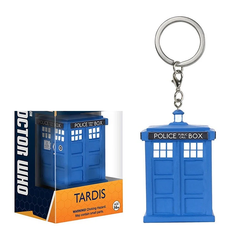FUNKO Доктор Кто десятый одиннадцатый синего цвета из ТПУ с принтом &quotТардис