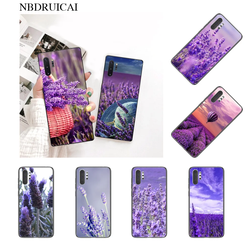 NBDRUICAI Роскошный Уникальный дизайнерский чехол для телефона с лавандой и