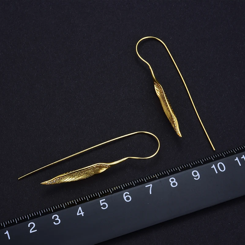 Lotus Fun Moment Real 925 Sterling Silver Designer Original Fine Jewelry Morning Dew on Bamboo Leaf Dangle Earrings for Women | Украшения и