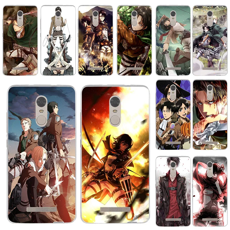 Мягкий чехол для телефона из TPU для Xiaomi Mi Redmi Note 3 3S 4 4X 4A 5 5S 5A 6 6A 8 A1 Pro Plus Max Bags Anime Attack On Titan.